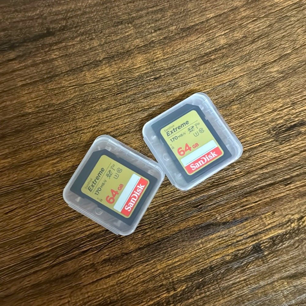 Two SD Cards *64GB* Brand New Never Used